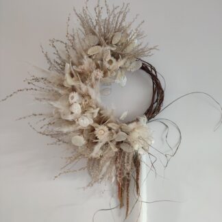 Large Dried Flower 'Winter' Wreath