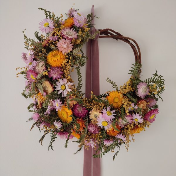 Medium 'Summer' Dried Flower Wreath