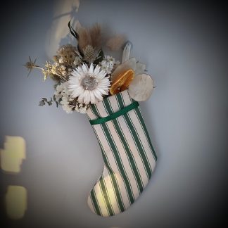 Eucalyptus, Citrus & Gypsophila Christmas Stocking Decoration