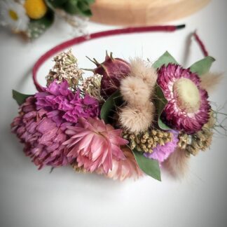 Bespoke Dried Flower Fascinator/Headband
